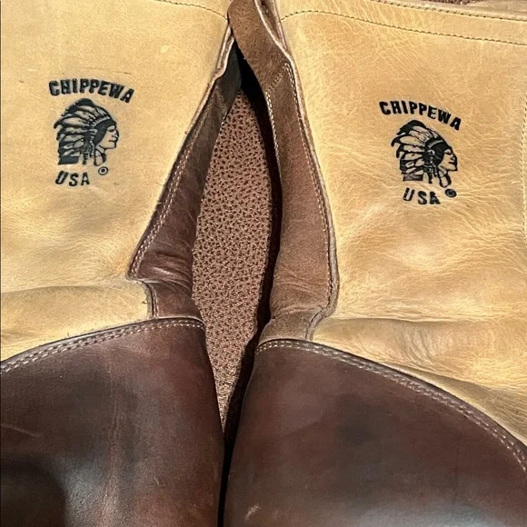 Chippewa Leather Lace-Up Boots - Picture 10 of 16